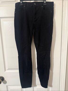 LOFT Black Chino Pants - Slim Fit